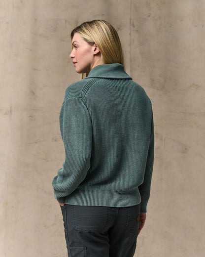 Women Filson Women's Cotton Shawl Neck Cardigan - Juniper
