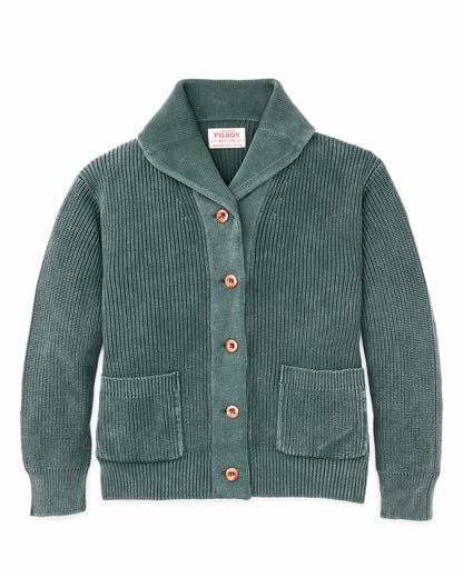 Women Filson Women's Cotton Shawl Neck Cardigan - Juniper