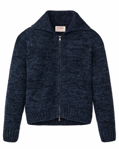 Women Filson Women's Cotton Full-zip Cardigan - Navy / Marl