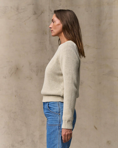Women Filson Women's Cotton Crewneck Sweater - Natural