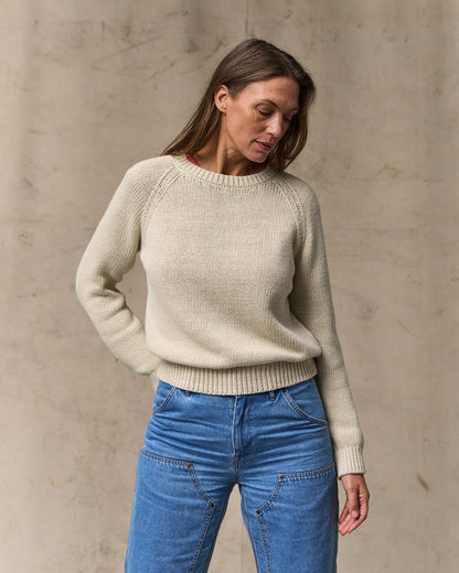Women Filson Women's Cotton Crewneck Sweater - Natural