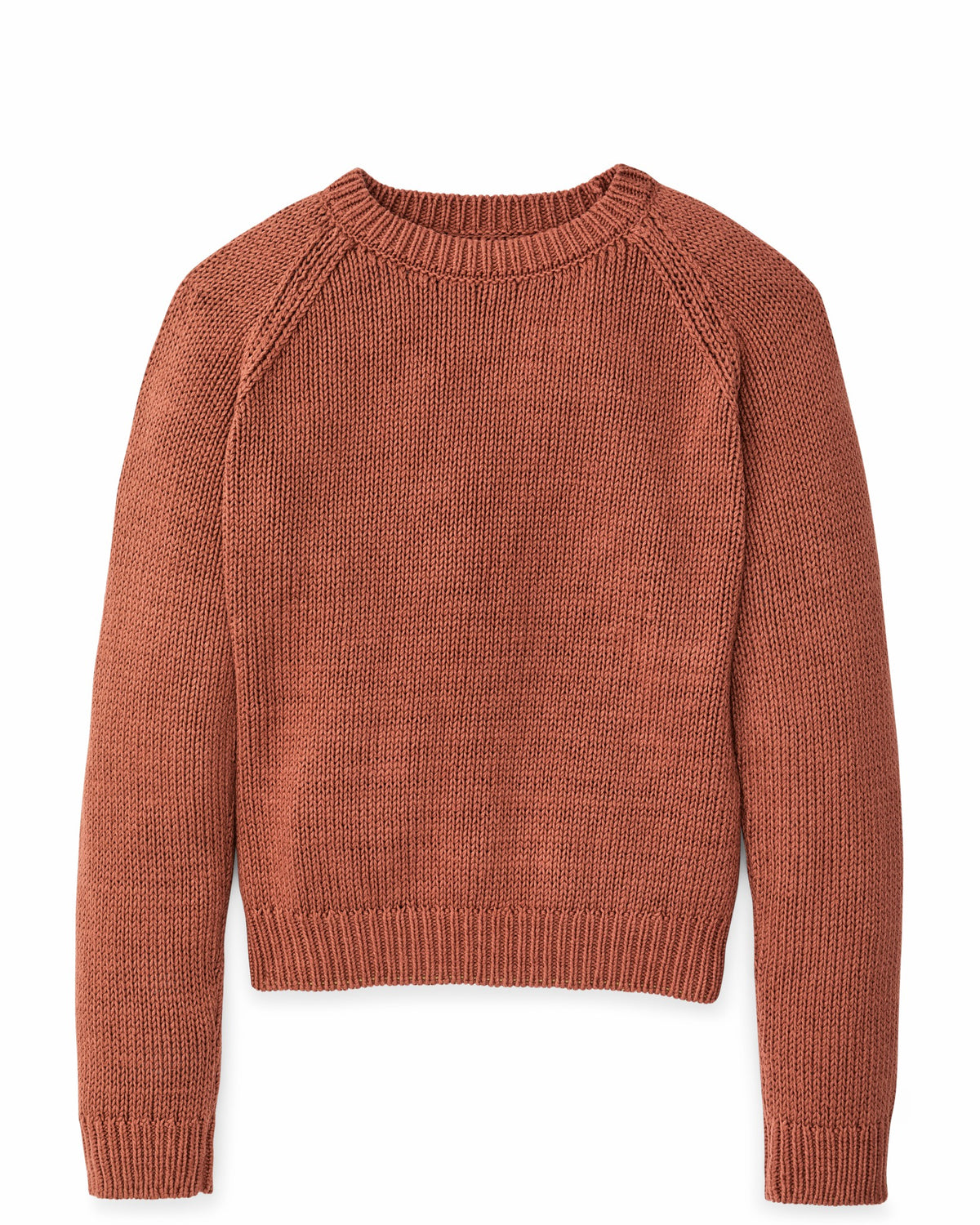 Women Filson Women's Cotton Crewneck Sweater - Copper Brown