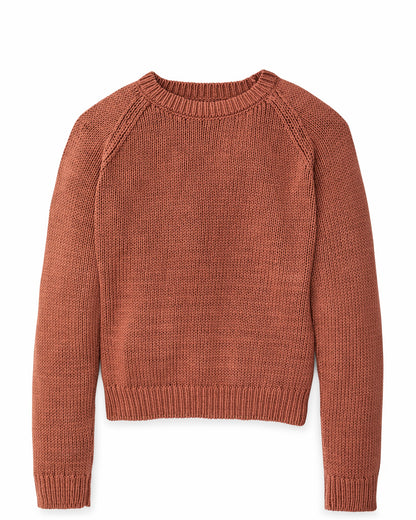 Women Filson Women's Cotton Crewneck Sweater - Copper Brown
