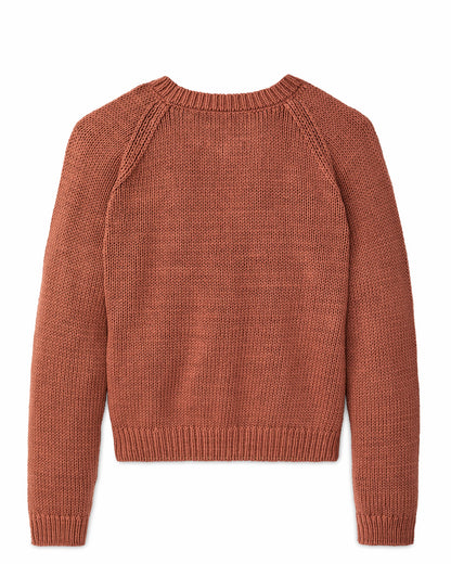 Women Filson Women's Cotton Crewneck Sweater - Copper Brown