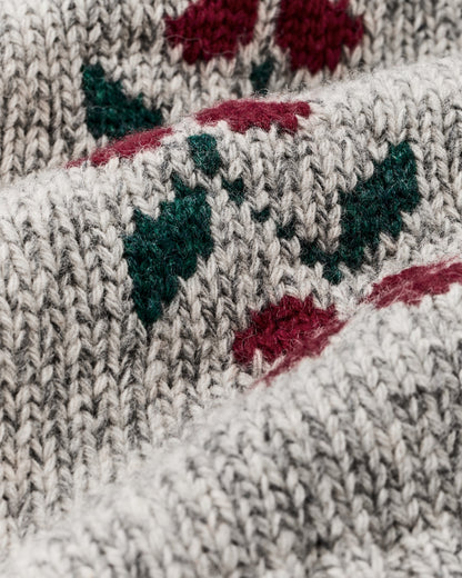 Women Filson Women's Zippered Wool Sweater - Gray / Flower