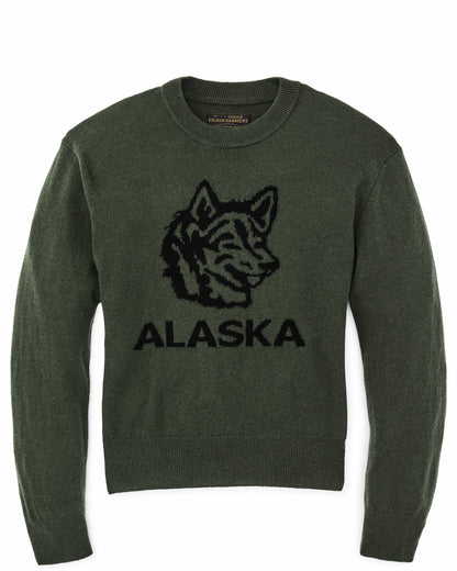 Women Filson Women's Graphic Wool Sweater - Olive