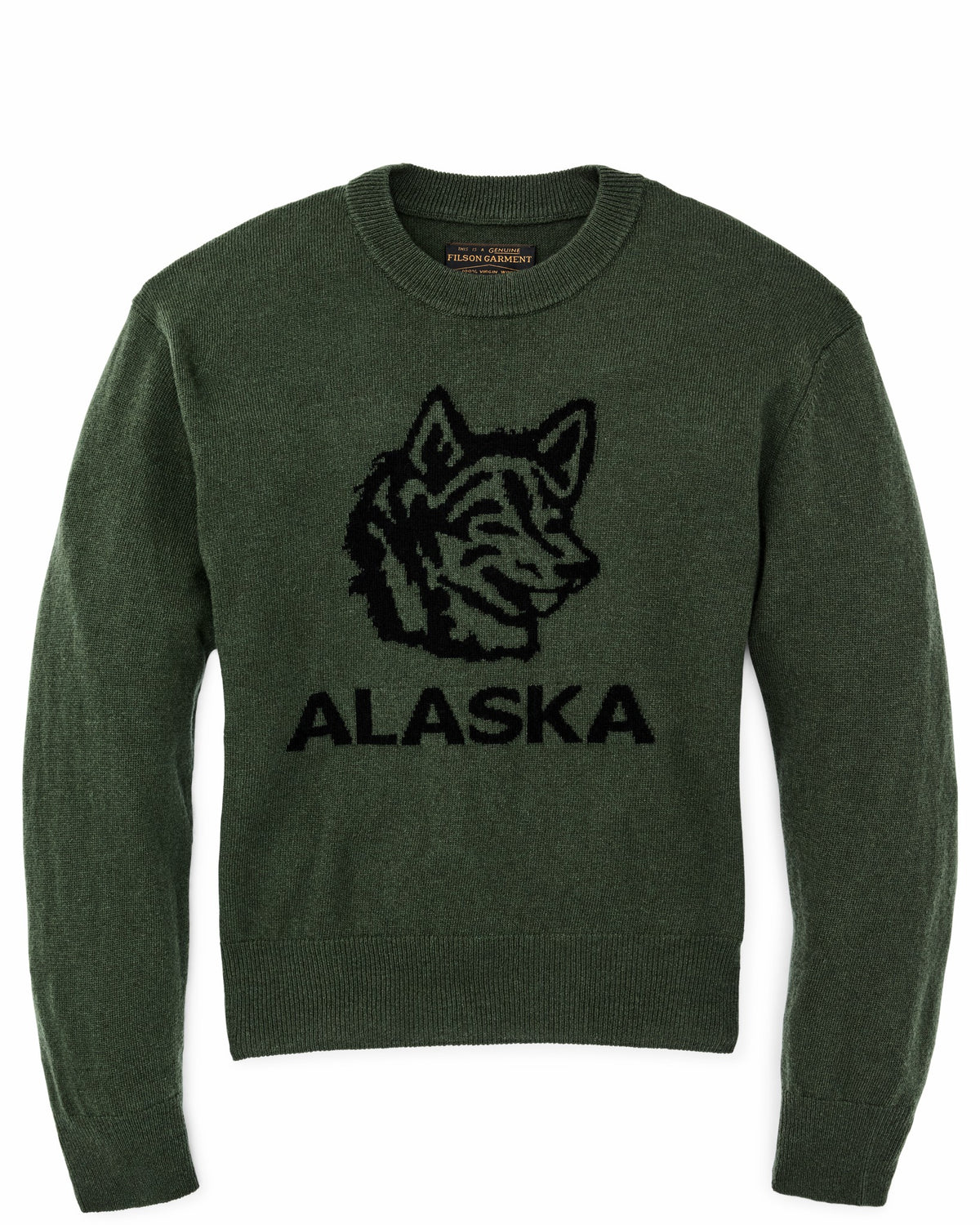 Women Filson Women's Graphic Wool Sweater - Olive