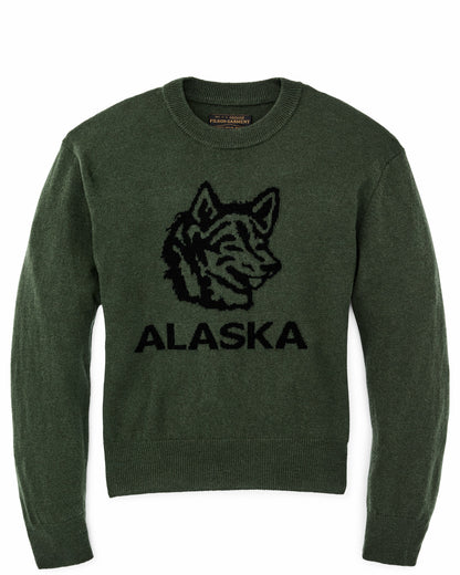 Women Filson Women's Graphic Wool Sweater - Olive