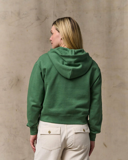 Women Filson Women's French Terry Half-zip Hoodie - Light Forest