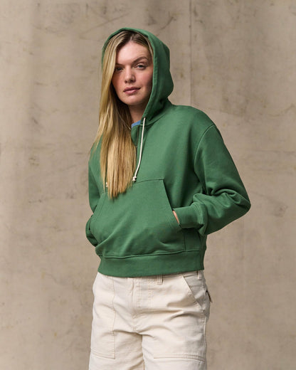 Women Filson Women's French Terry Half-zip Hoodie - Light Forest