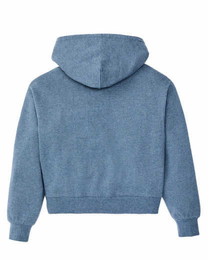 Women Filson Women's French Terry Half-zip Hoodie - Light Blue
