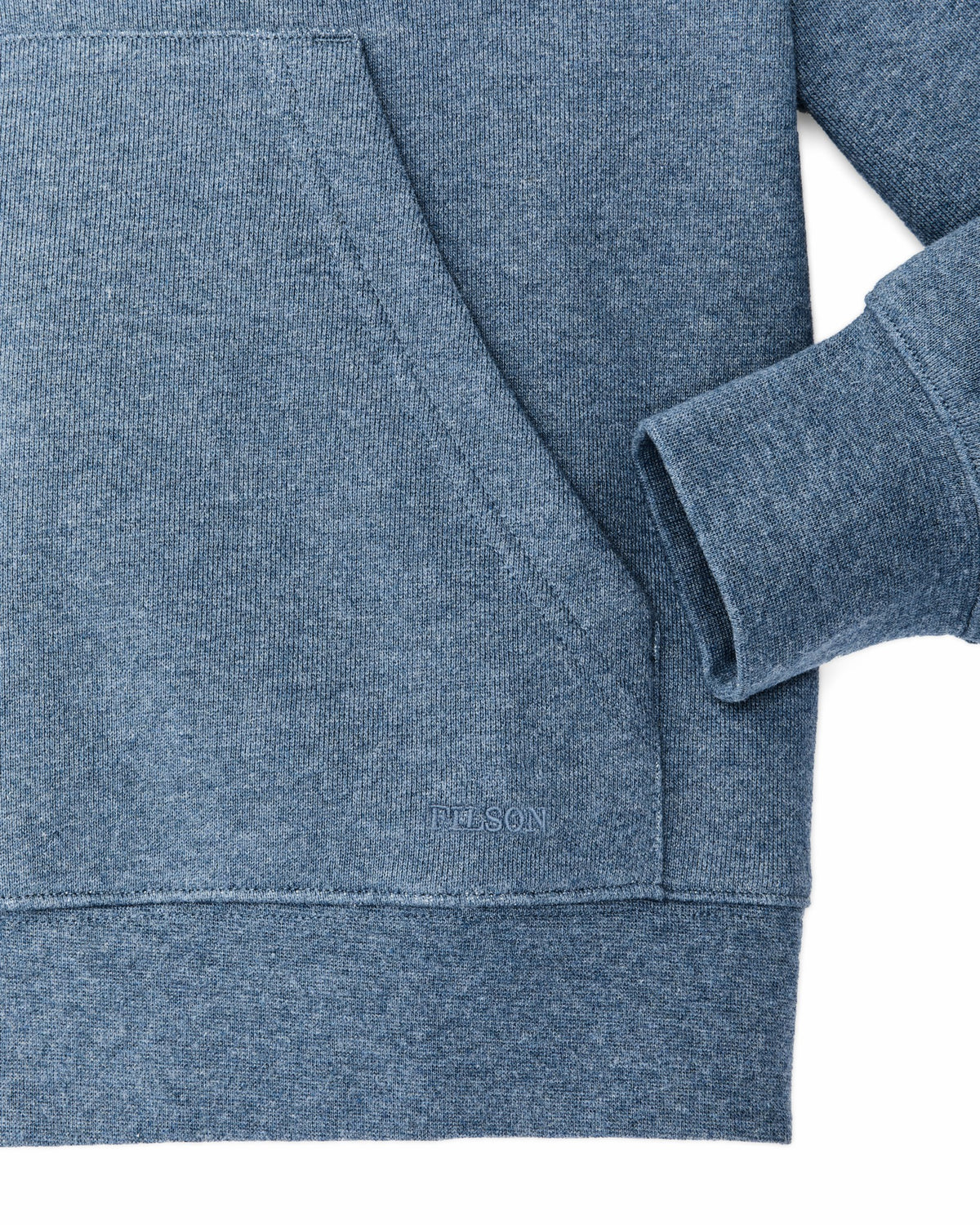 Women Filson Women's French Terry Half-zip Hoodie - Light Blue