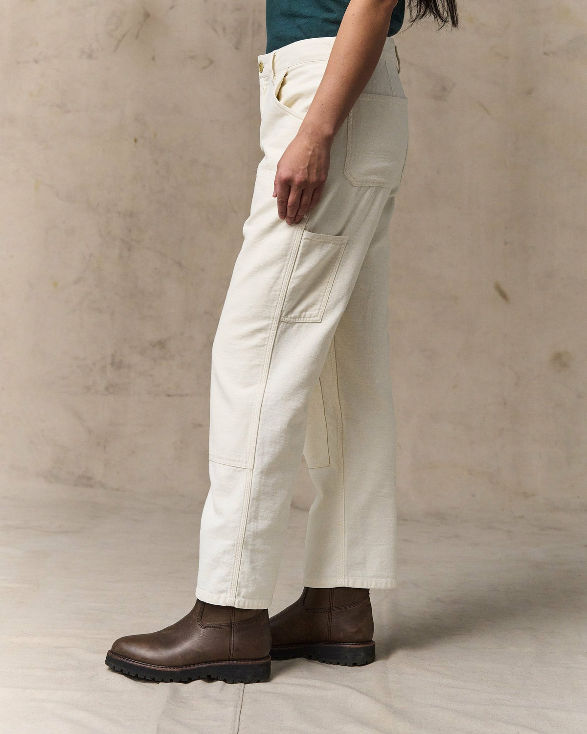 Women Filson Women's Field Double-Front Pants - Natural Seed