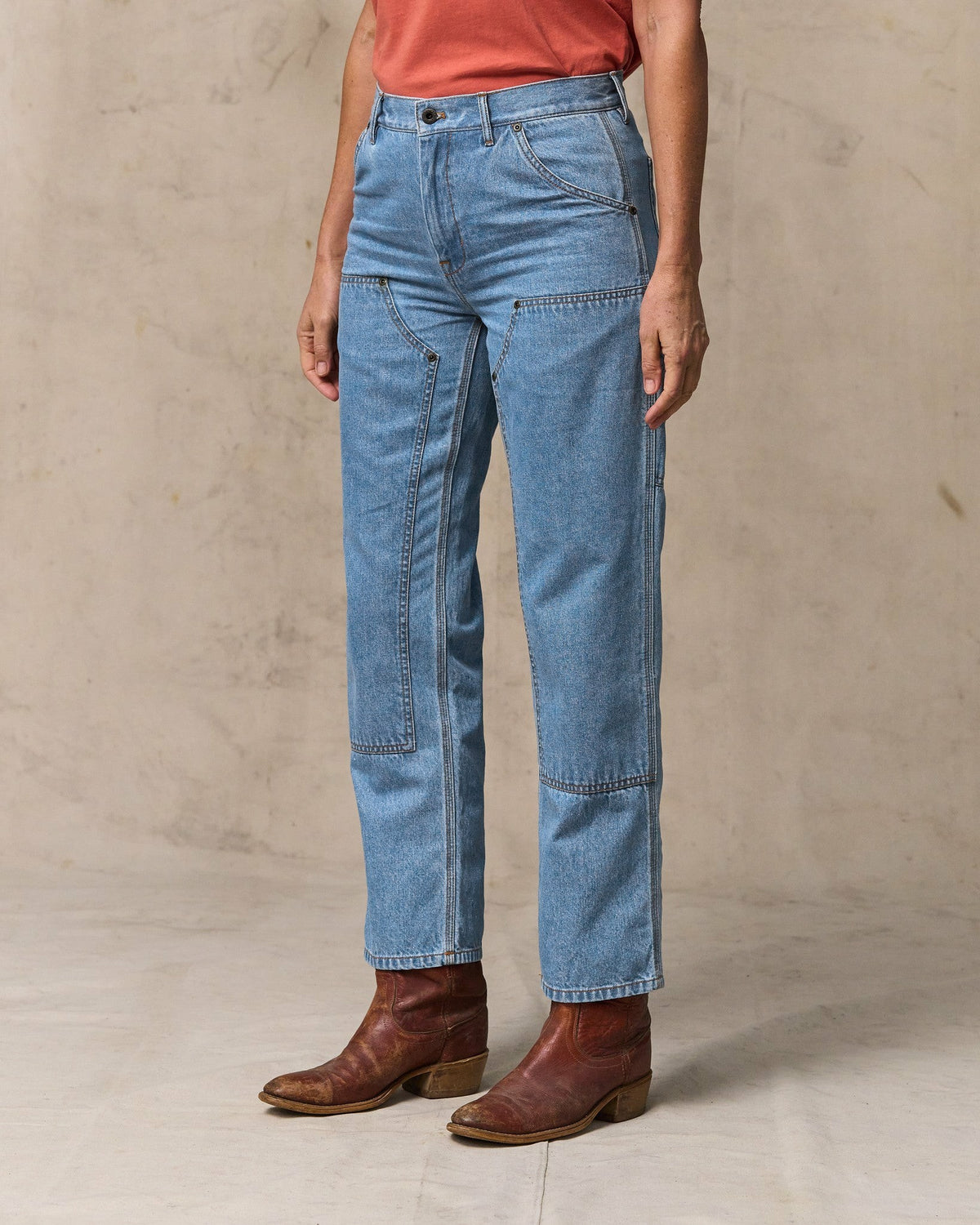Women Filson Women's 11-oz. Work Jeans - Medium Indigo