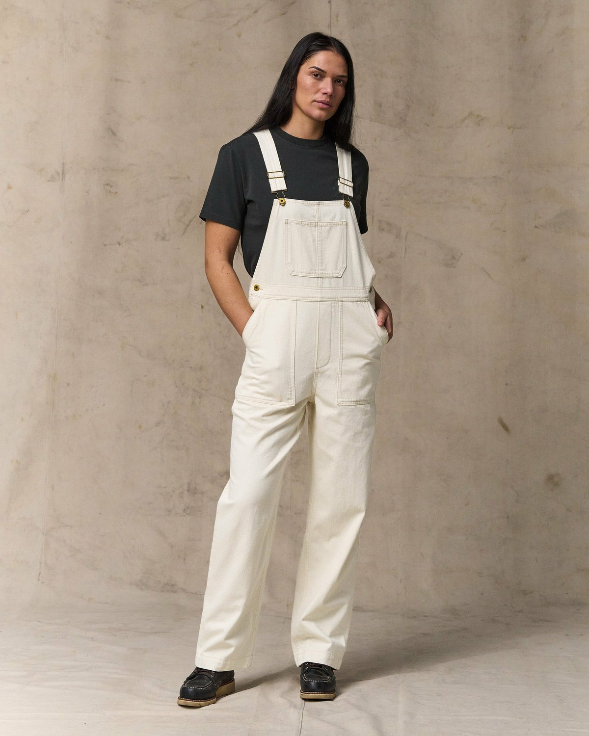 Women Filson Women's Denim Overalls - Natural Seed
