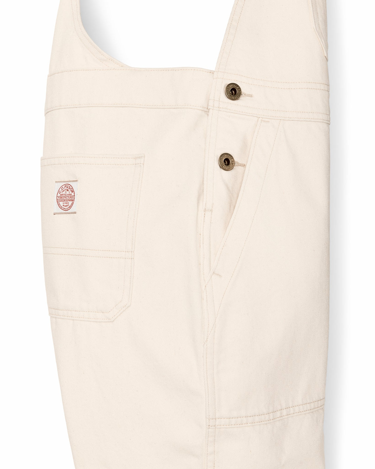 Women Filson Women's Denim Overalls - Natural Seed