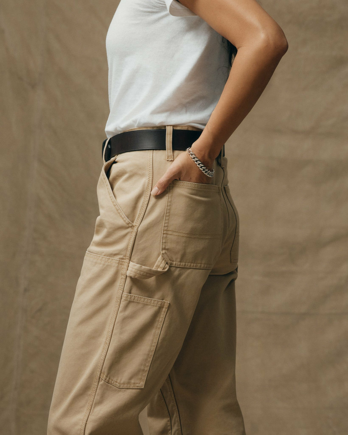 Women Filson Women's Canvas Work Pants - Natural