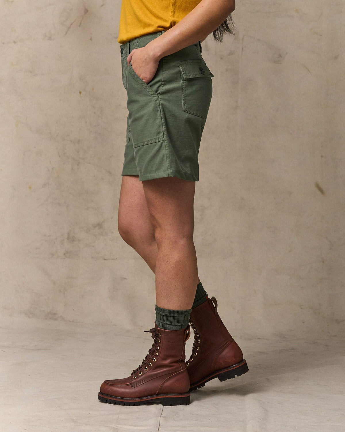 Women Filson Women's Field Supply Shorts - Service Green