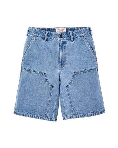 Women Filson Women's 11-oz. Denim Work Shorts - Medium Indigo