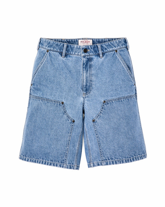 Women Filson Women's 11-oz. Denim Work Shorts - Medium Indigo
