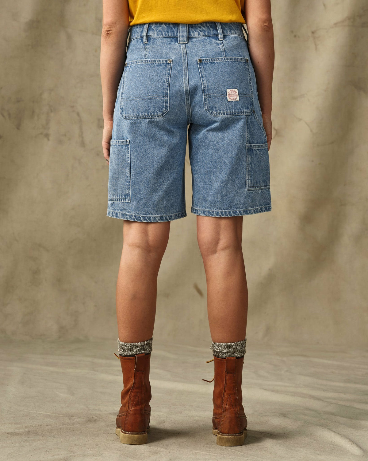 Women Filson Women's 11-oz. Denim Work Shorts - Medium Indigo
