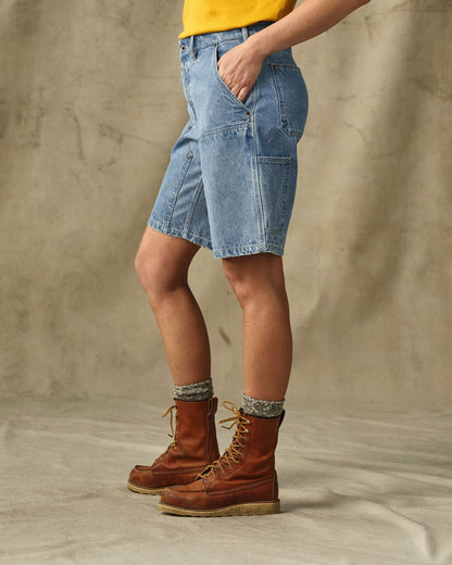 Women Filson Women's 11-oz. Denim Work Shorts - Medium Indigo