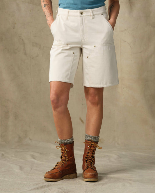 Women Filson Women's 11-oz. Denim Work Shorts - Natural Seed