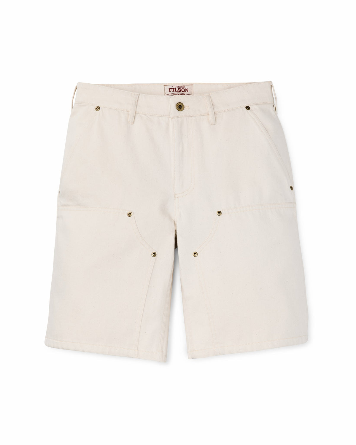 Women Filson Women's 11-oz. Denim Work Shorts - Natural Seed
