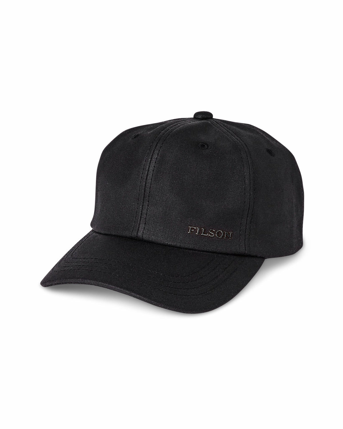 Gear Filson Waxed Low-Profile Logger Cap - Black