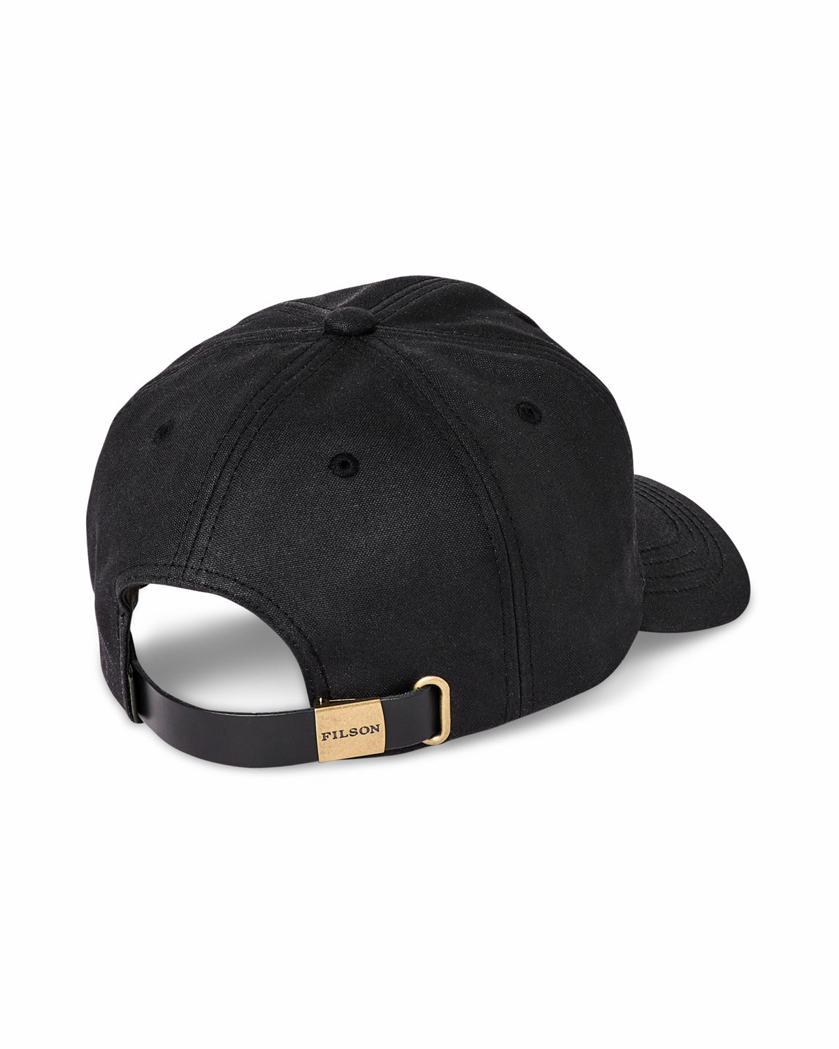 Gear Filson Waxed Low-Profile Logger Cap - Black