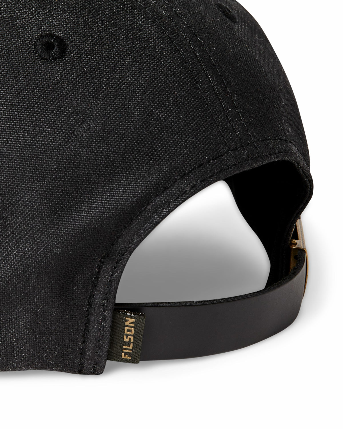 Gear Filson Waxed Low-Profile Logger Cap - Black