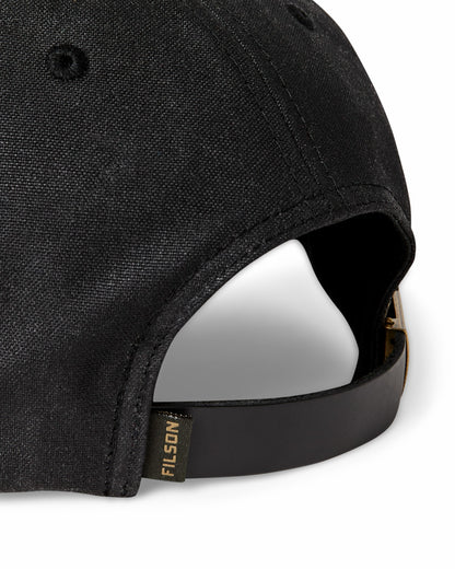Gear Filson Waxed Low-Profile Logger Cap - Black