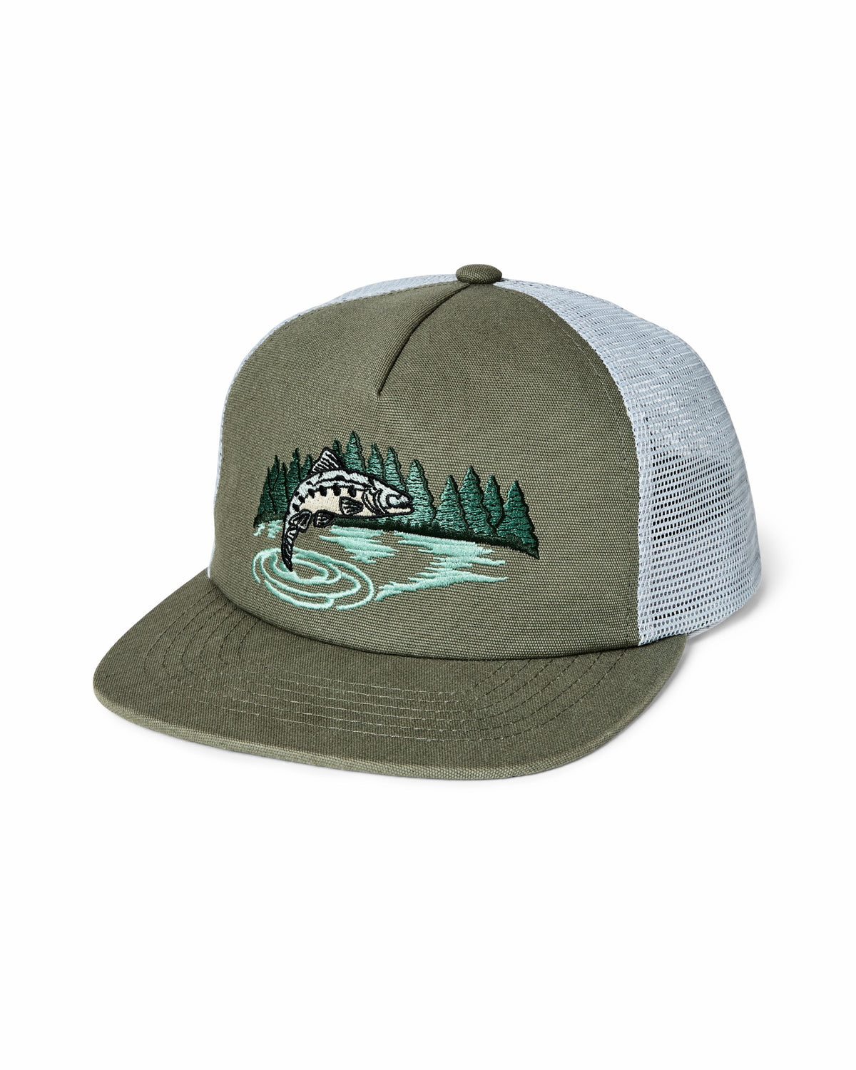 Gear Filson Trout Trucker Mesh Cap - Dusty Pine