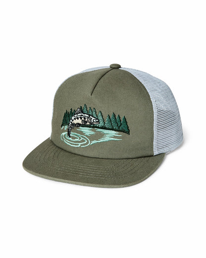 Gear Filson Trout Trucker Mesh Cap - Dusty Pine
