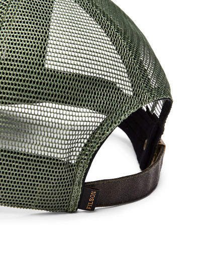 Gear Filson Logger Mesh Cap - Otter Green / Hunt Fish