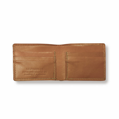 Gear Filson Bridle Leather Bi-fold Wallet - Tan Leather