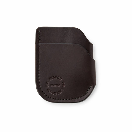 Gear Filson Bridle Leather Front Pocket Cash & Card Case - Brown Leather