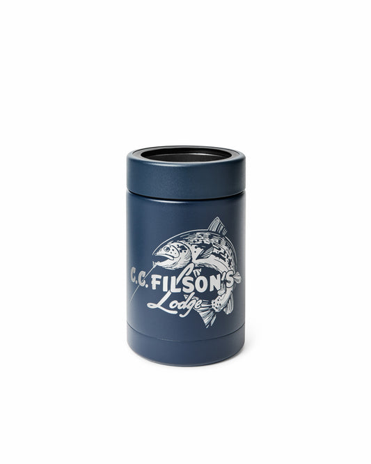Gear Filson Trout Graphic Can Cooler 12-oz - Navy
