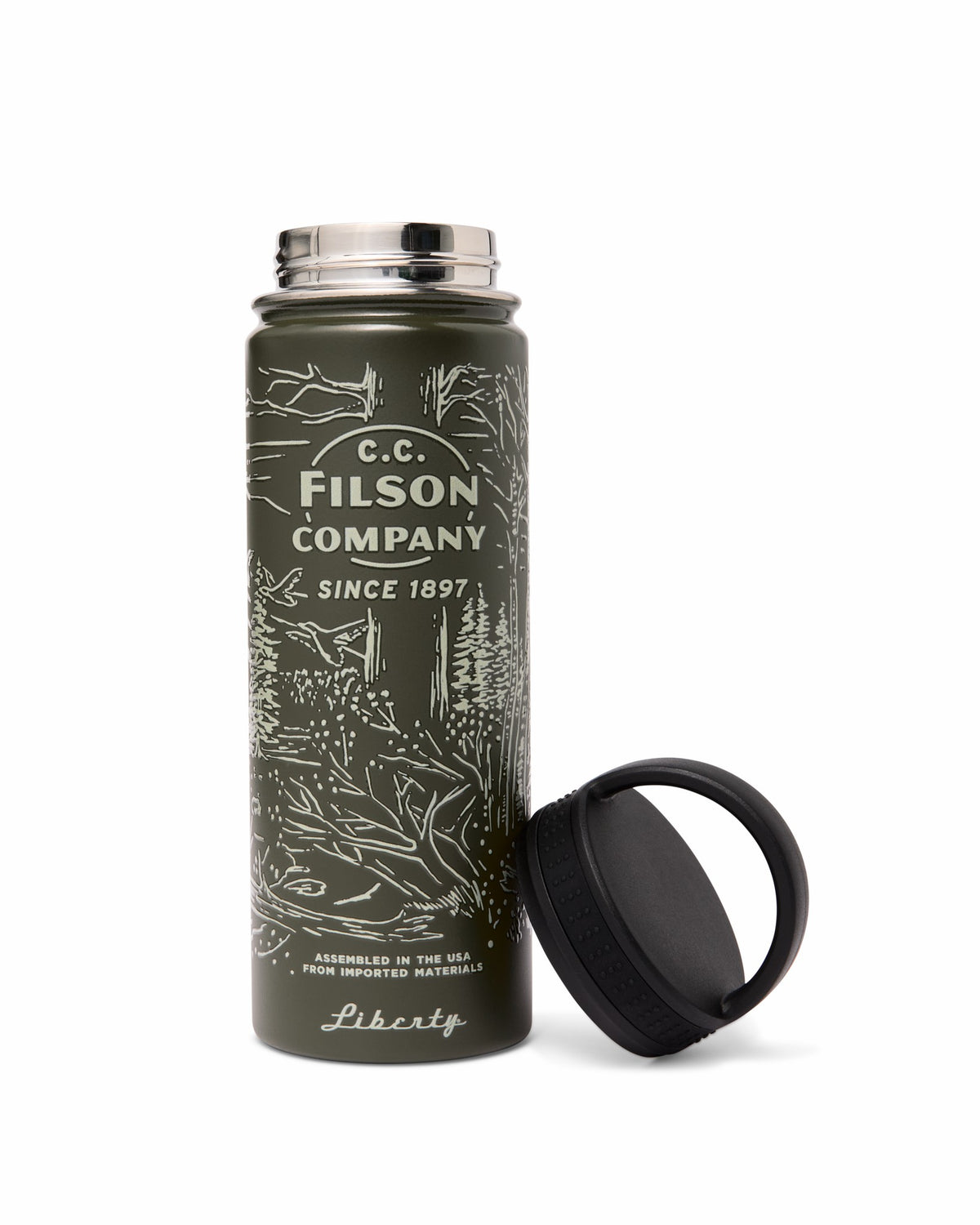 Gear Filson Insulated Water Bottle - Green / Wildlife