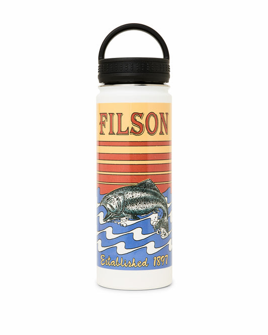 Gear Filson Insulated Water Bottle - White / Dusk Fish
