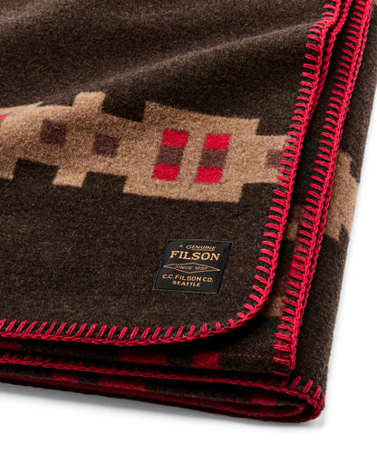 Gear Filson Wool-blend Blanket - Brown / Port Multi