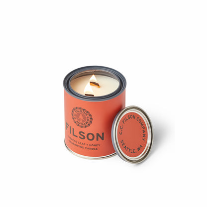 Gear Filson Tobacco Leaf & Honey Scented Candle