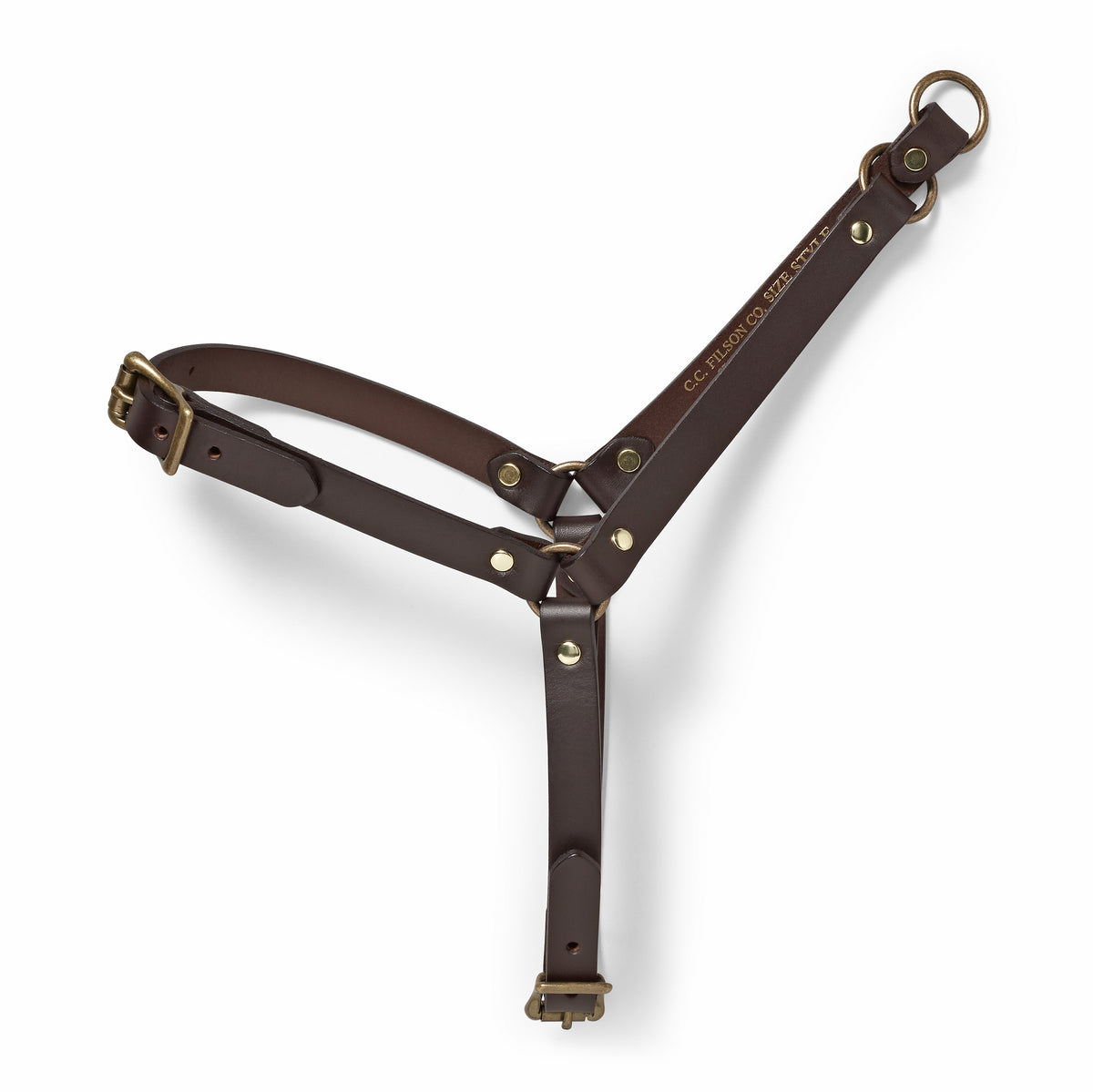 Gear Filson Bridle Leather Dog Harness