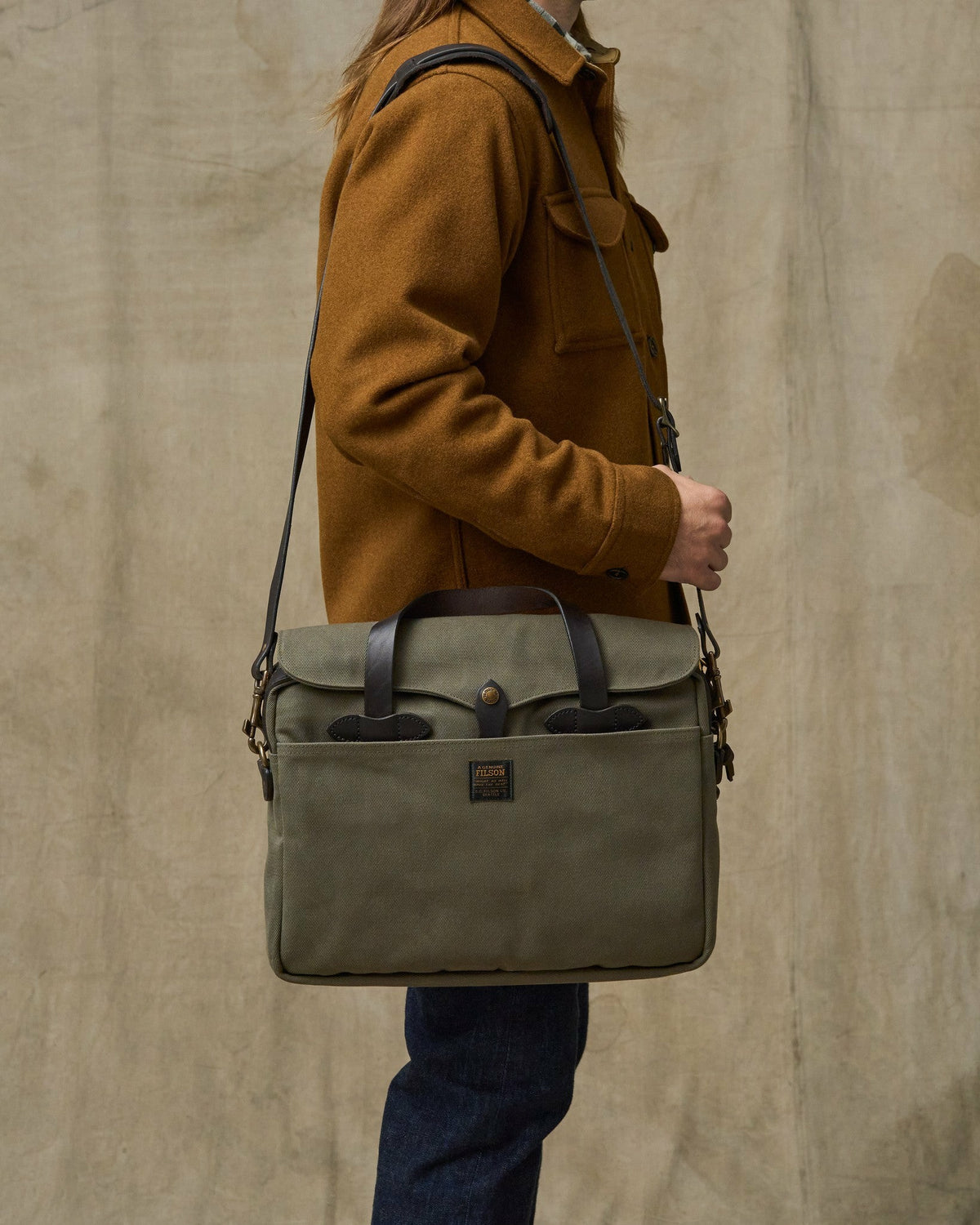 Bags Filson Rugged Twill Original Briefcase - Otter Green