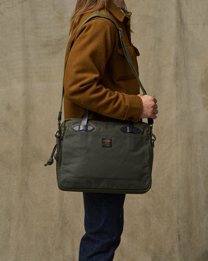 Bags Filson Tin Cloth Compact Briefcase - Otter Green