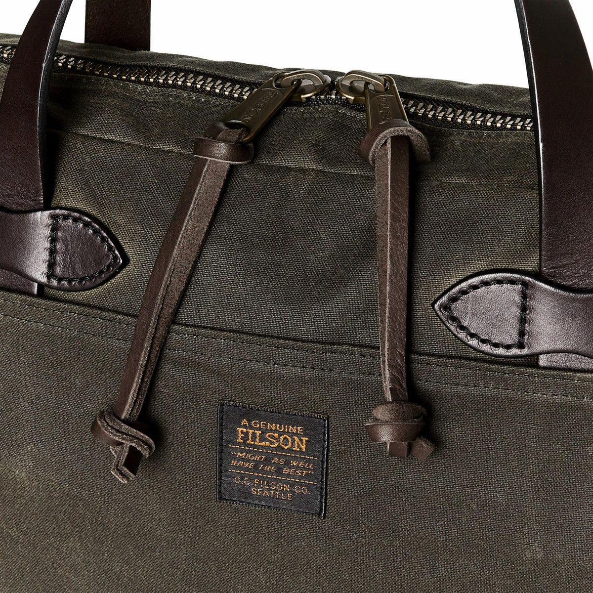 Bags Filson Tin Cloth Compact Briefcase - Otter Green