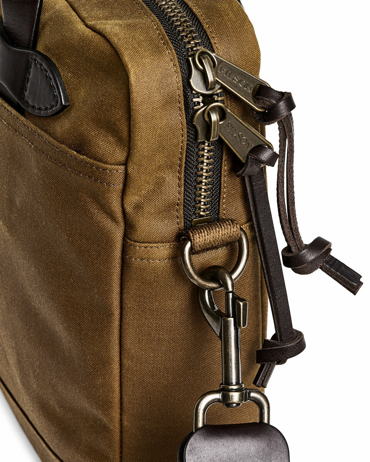 Bags Filson Tin Cloth Compact Briefcase - Dark Tan
