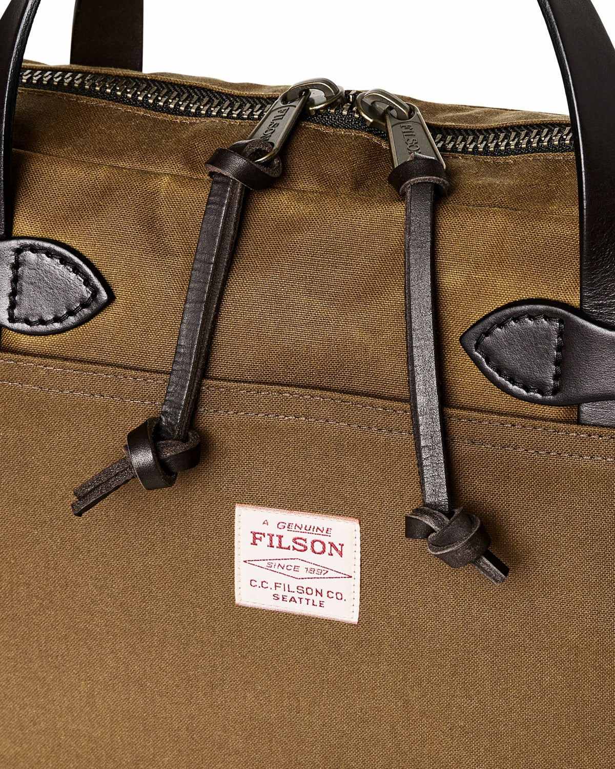 Bags Filson Tin Cloth Compact Briefcase - Dark Tan