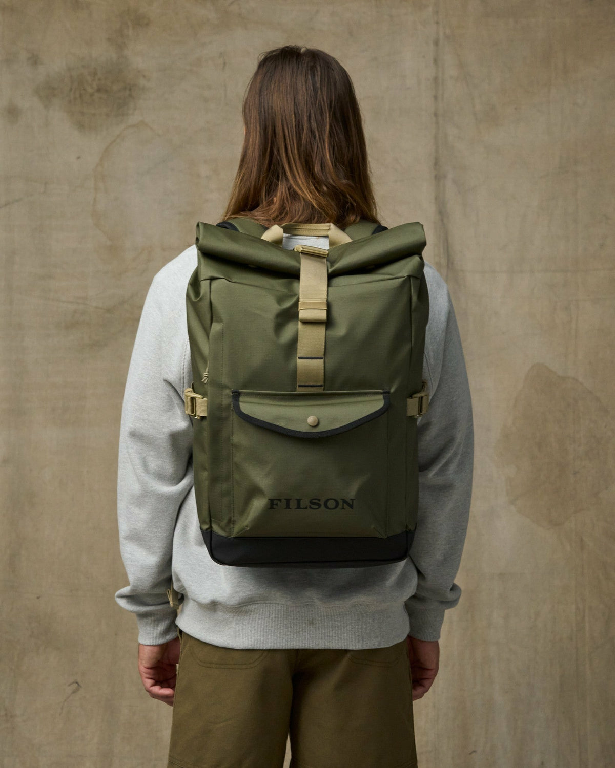 Bags Filson All-weather Backpack - Olive / Black / Covert