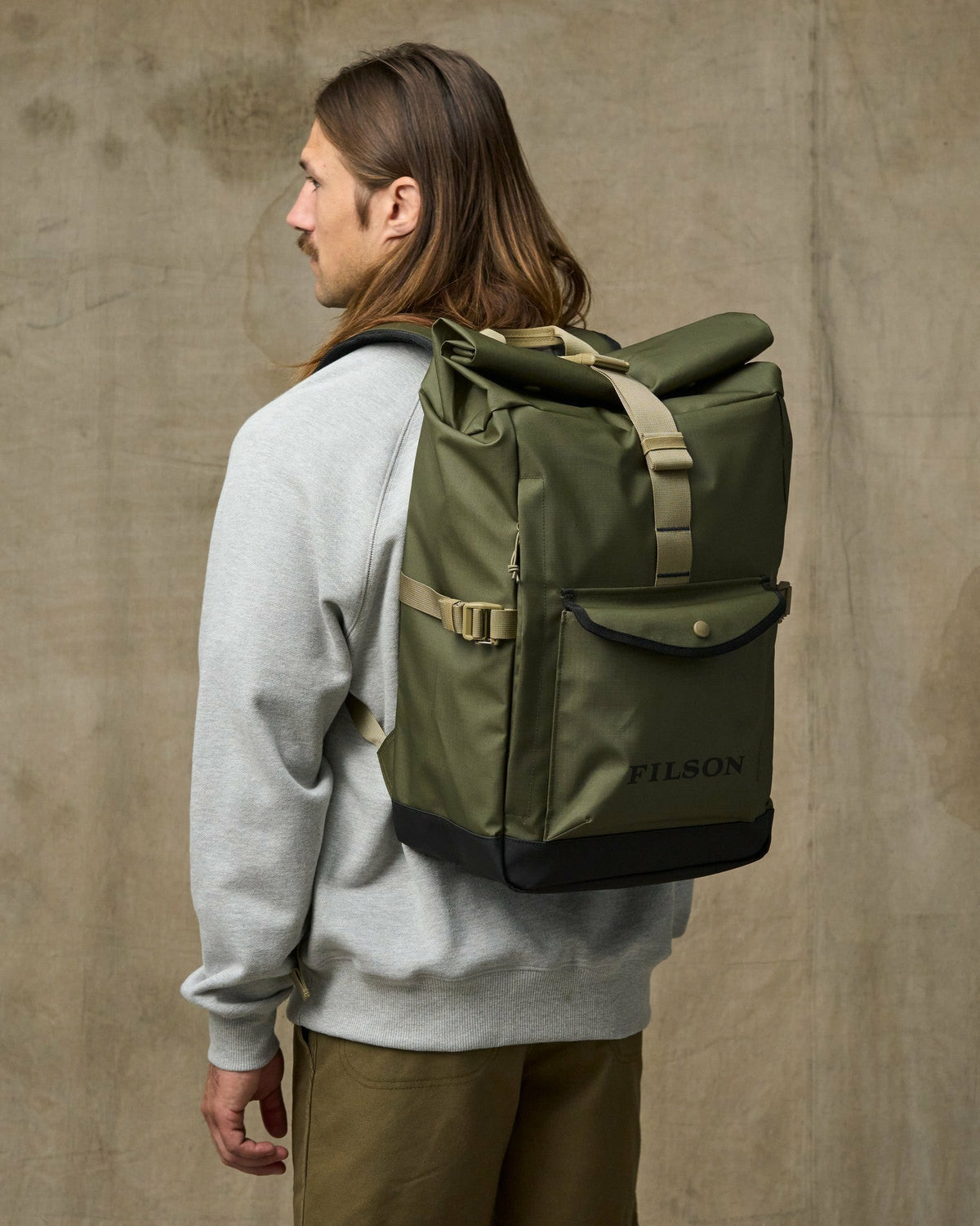 Bags Filson All-weather Backpack - Olive / Black / Covert